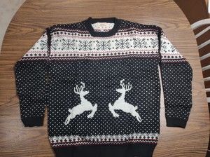 Merry Christmas from V28 Ugly Christmas Sweater sz XL
